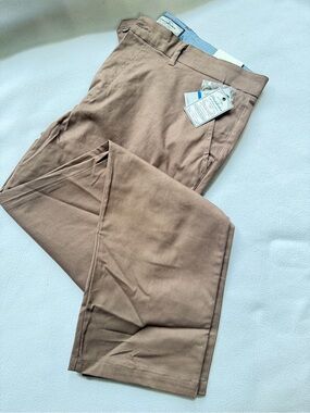 Flag & Anthem Oakland Slim 36x32 Brown Dress Slacks